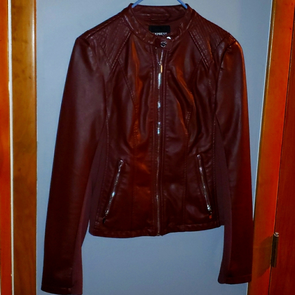 Express leather jacket